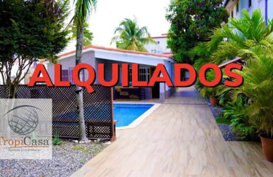 HERMOSA CASA CON   APARTA HOTEL EN ALQUILER A UN MINUTOS DE LA PLAYA  (ALQUILADOS)